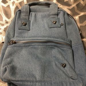 Mickey Mouse Icon Flare Denim Backpack